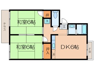 ルミエ－ル安満の物件間取画像